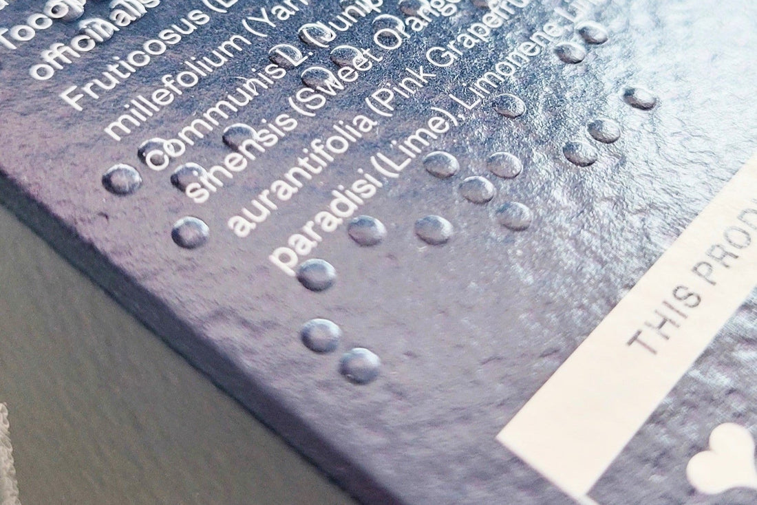 Why LILIXIR Embosses Braille on Every Product: The Detail Most Skincare Brands Skip