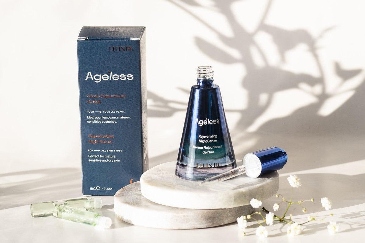 LILIXIR Ageless rejuvenating night serum - Choose products with minimal packaging: When shopping for beauty products, opt for products with minimal packaging or packaging made from sustainable materials. 