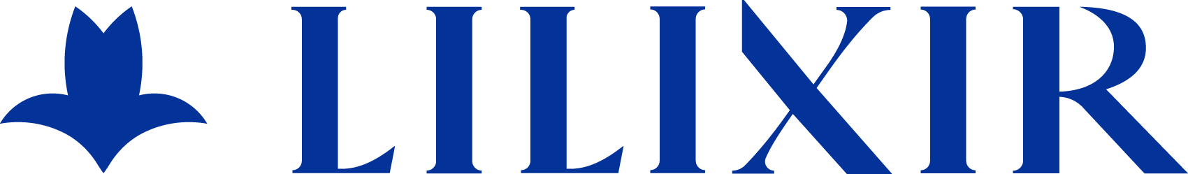 lilixir logotype with lily flower