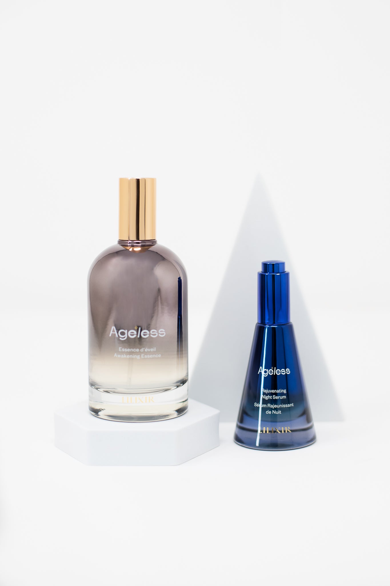 Awakening Ritual — Night Renewal Protocol bottles on a white background