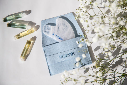 LILIXIR White Crystal Gua Sha - Acupressure Tool - LILIXIR